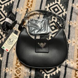 Valentino Orlandi NWT Black Half Moon Bag with Wallet